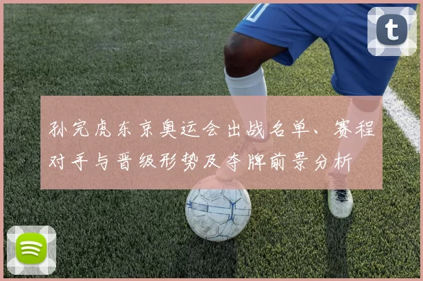 孙完虎东京奥运会出战名单、赛程对手与晋级形势及夺牌前景分析